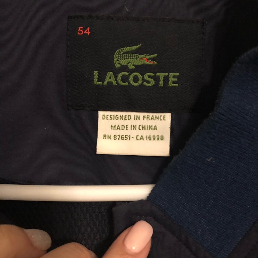 Lacoste bomber jacket